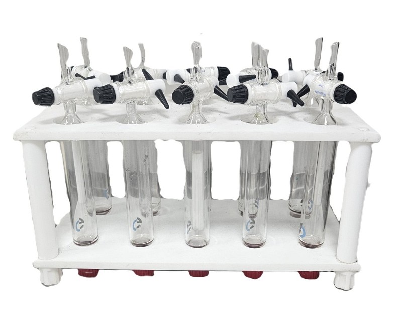Test Tube Racks With Valves